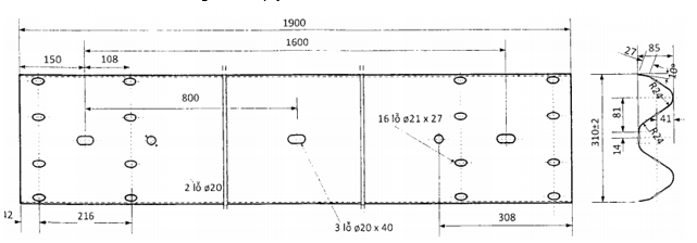 Tiêu chuẩn Quốc gia TCVN 12681:2019 Trang thiết bị an toàn giao thông đường bộ - Dải phân cách và lan can phòng hộ - Kích thước và hình dạng
