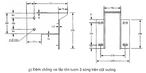 Tiêu chuẩn Quốc gia TCVN 12681:2019 Trang thiết bị an toàn giao thông đường bộ - Dải phân cách và lan can phòng hộ - Kích thước và hình dạng