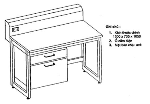 Tiêu chuẩn ngành 52TCN-CTYT 37:2005 Tiêu chuẩn thiết kế - Các khoa xét nghiệm - Bệnh viện đa khoa - Khoa vi sinh, Khoa sinh hóa, Khoa huyết học truyền máu và Khoa giải phẫu bệnh
