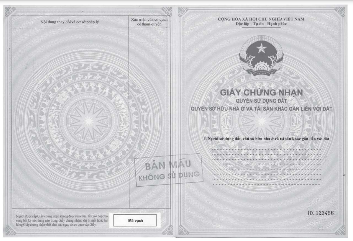 Văn bản hợp nhất 01/VBHN-BTNMT năm 2022 do Bộ Tài nguyên và Môi trường ban hành hợp nhất Thông tư quy định về Giấy chứng nhận quyền sử dụng đất, quyền sở hữu nhà ở và tài sản khác gắn liền với đất