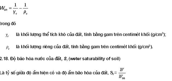 Tiêu chuẩn Quốc gia TCVN 8217:2009 Đất xây dựng công trình thủy lợi - Phân loại
