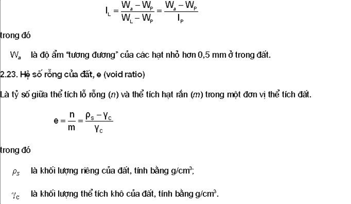 Tiêu chuẩn Quốc gia TCVN 8217:2009 Đất xây dựng công trình thủy lợi - Phân loại