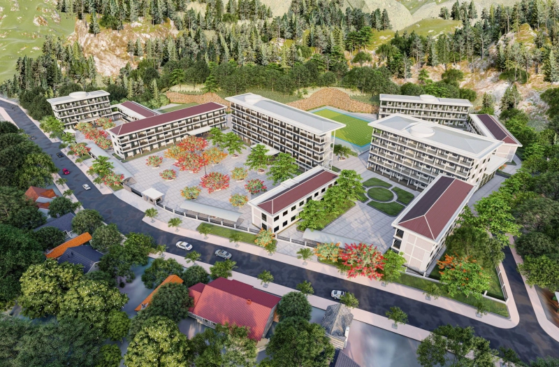 Trường học ở các xã biên giới phải có diện tích khoảng từ 5 - 10 hecta