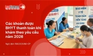 Khám bệnh theo yêu cầu năm 2026: Người có thẻ BHYT được thanh toán những khoản nào?