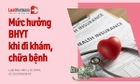Cập nhật mức hưởng BHYT khi đi khám, chữa bệnh mới nhất