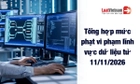 Tổng hợp mức phạt vi phạm lĩnh vực dữ liệu từ 11/11/2026 [theo Nghị định 363 2026]