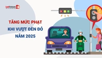 Chính thức: Năm 2025, tăng nặng mức phạt khi vượt đèn đỏ!