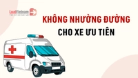 Từ 01/01/2025, tăng nặng mức phạt không nhường đường cho xe ưu tiên