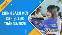 Chính sách mới có hiệu lực tháng 5/2025