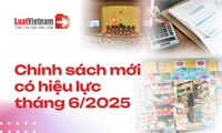Chính sách mới có hiệu lực tháng 6/2025