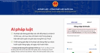 Cổng Pháp luật quốc gia với AI pháp luật là thành tựu nổi bật của ngành tư pháp về chuyển đổi
