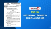 Toàn văn Luật Khoa học, công nghệ và đổi mới sáng tạo pdf