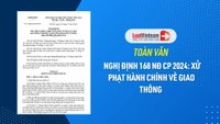 Tải Nghị định 168 NĐ CP 2024 pdf: Xử phạt hành chính về giao thông 