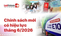 Chính sách mới có hiệu lực tháng 6/2026