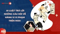 AI Luật trả lời những câu hỏi về hành vi vi phạm trên MXH