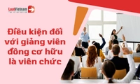 Viên chức muốn làm giảng viên đồng cơ hữu phải đáp ứng điều kiện gì?