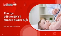 Thủ tục đổi thẻ BHYT cho trẻ dưới 6 tuổi mới nhất