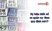 Ký hiệu biển số xe quân sự được quy định thế nào theo quy định mới?