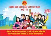 Cao điểm hưởng ứng Ngày Pháp luật Việt Nam năm 2026 diễn ra từ ngày 01/11 đến 09/11