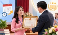 Từ 01/10/2026, có 2 năm liên tục hoàn thành xuất sắc nhiệm vụ được xét Bằng khen của Bộ Giáo dục và Đào tạo