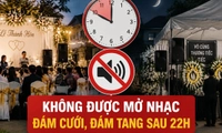 Không được mở nhạc đám cưới, đám tang sau 22h
