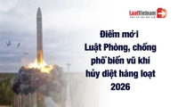 5 điểm đáng chú ý của Luật Phòng, chống phổ biến vũ khí hủy diệt hàng loạt 2026