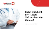 Thủ tục khám, chữa bệnh bảo hiểm y tế mới nhất