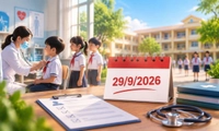 Các Sở GDĐT phải gửi báo cáo nhanh kết quả kiểm tra sức khỏe học sinh trước 29/9/2026