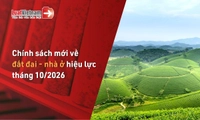 Chính sách mới về đất đai - nhà ở hiệu lực tháng 10/2026