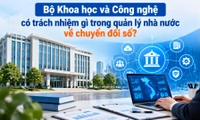 Bộ Khoa học và Công nghệ có trách nhiệm gì trong quản lý nhà nước về chuyển đổi số?