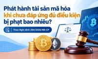 Phát hành tài sản mã hóa khi chưa đáp ứng đủ điều kiện bị phạt bao nhiêu?