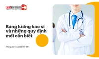 Bảng lương mới nhất của y, bác sĩ năm 2026