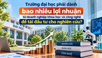 Trường đại học phải dành bao nhiêu lợi nhuận từ doanh nghiệp khoa học và công nghệ để tái đầu tư cho nghiên cứu?