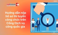 Hướng dẫn nộp hồ sơ thi tuyển công chức online 2026