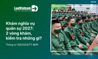 Khám nghĩa vụ quân sự 2027 gồm mấy vòng? Khám những gì?