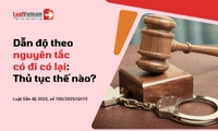 Thủ tục áp dụng nguyên tắc có đi có lại trong dẫn độ mới nhất