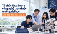 Tổ chức khoa học và công nghệ trực thuộc trường đại học phải đáp ứng điều kiện gì?