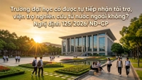 Trường đại học có được tự tiếp nhận tài trợ, viện trợ nghiên cứu từ nước ngoài không?