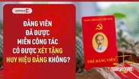 Video: Điều kiện xét tặng Huy hiệu Đảng cho đảng viên đã được miễn công tác