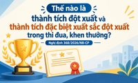 Thế nào là thành tích đột xuất và thành tích đặc biệt xuất sắc đột xuất trong thi đua, khen thưởng?