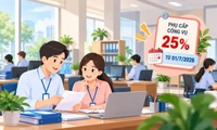 ​Cán bộ, công chức cấp xã hưởng tiền lương, thu nhập tăng thêm áp dụng phụ cấp công vụ 25%