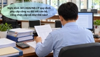 Nghị định 381/2026/NĐ-CP quy định phụ cấp công vụ đối với cán bộ, công chức cấp xã như thế nào?