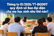 Thông tư 81/2026/TT-BGDĐT quy định về Ban đại diện cha mẹ học sinh như thế nào?