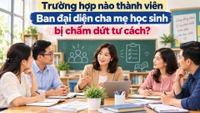 Trường hợp nào thành viên Ban đại diện cha mẹ học sinh bị chấm dứt tư cách?