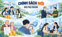 Chính sách mới hiệu lực hôm nay, 05/10/2026