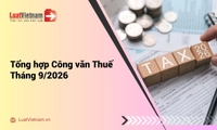 Tổng hợp Công văn thuế cập nhật tháng 9/2026 dành cho doanh nghiệp