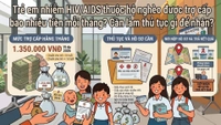 Trẻ em nhiễm HIV/AIDS thuộc hộ nghèo được trợ cấp bao nhiêu tiền mỗi tháng? Cần làm thủ tục gì để nhận?