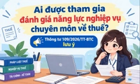 Ai được tham gia đánh giá năng lực nghiệp vụ chuyên môn về thuế?