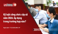 Các trường hợp công chức cấp xã bị xử lý kỷ luật mới nhất