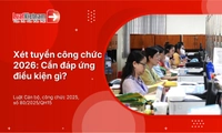 Điều kiện xét tuyển công chức mới nhất năm 2026